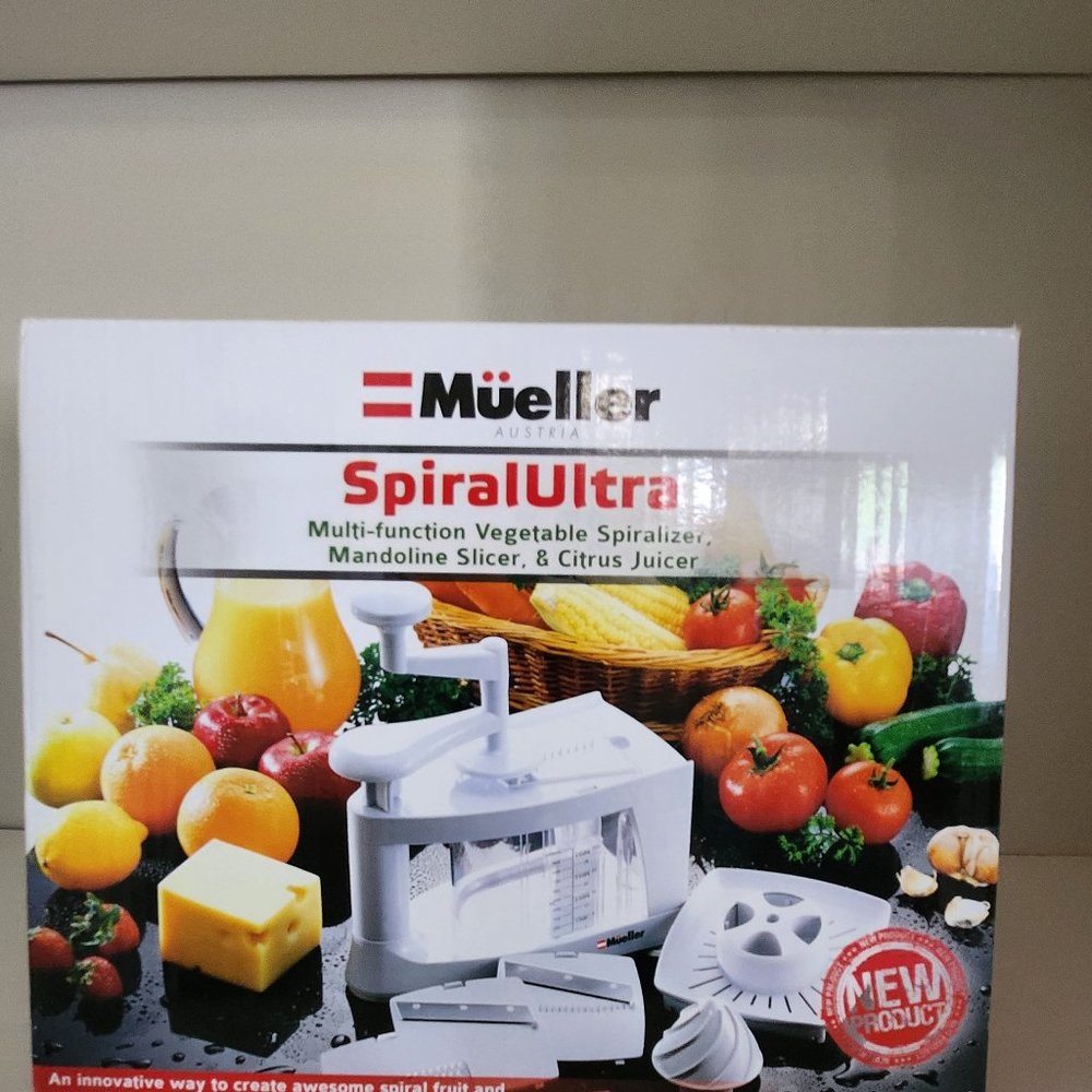 Mueller Spiral Ultra Multi-Function Vegetable Spiralizer/Mandoline Slicer/Citrus